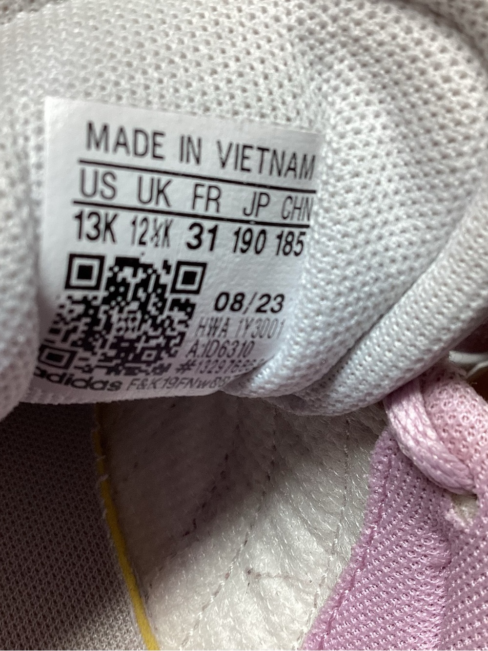 adidas Girl 13 Pink Sneaker - Picture 4 of 10